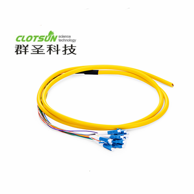 12芯 LC/UPC 单模 束状圆缆光纤尾纤